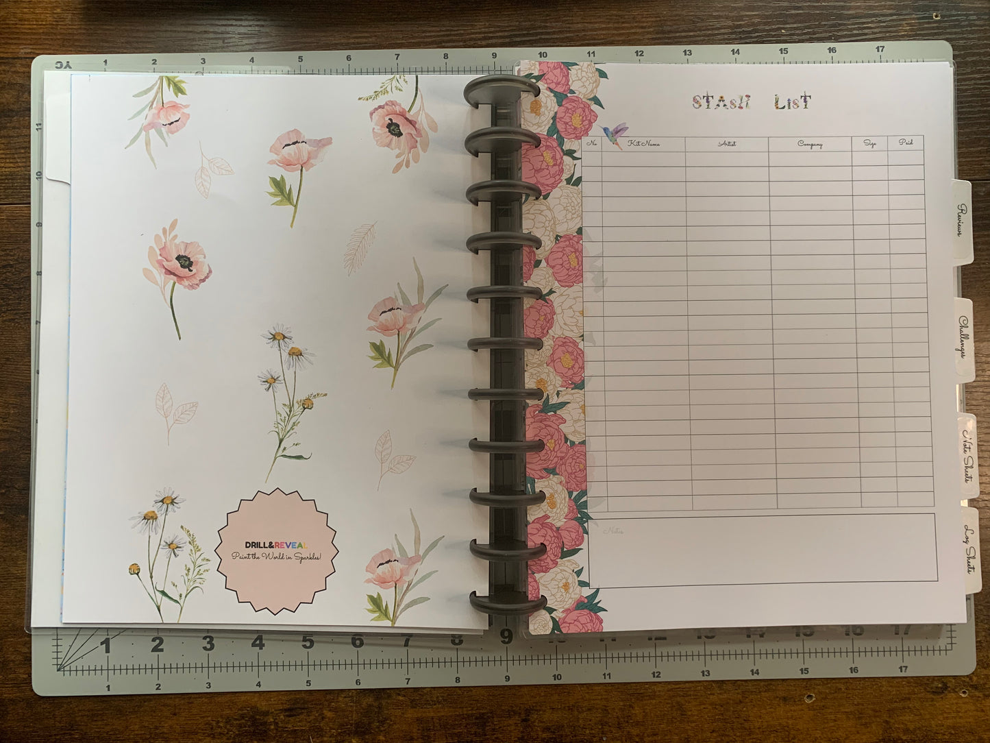 Okay, Bloomer! DrillMate Modular Diamond Painting Logbook